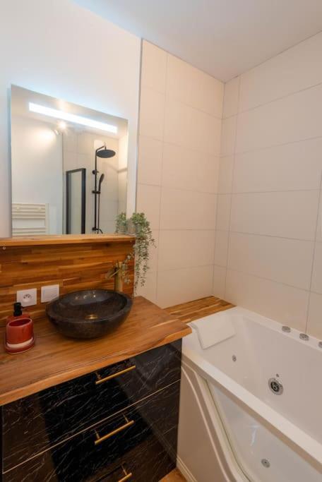 Balneo & Sauna, Sejour Detente Aux Teinturiers - Metro Charpennes - Garage Villeurbanne Extérieur photo